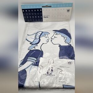 Kitchen | Kissing Couple Apron from Holland | Classic | Quintessential | Vintage